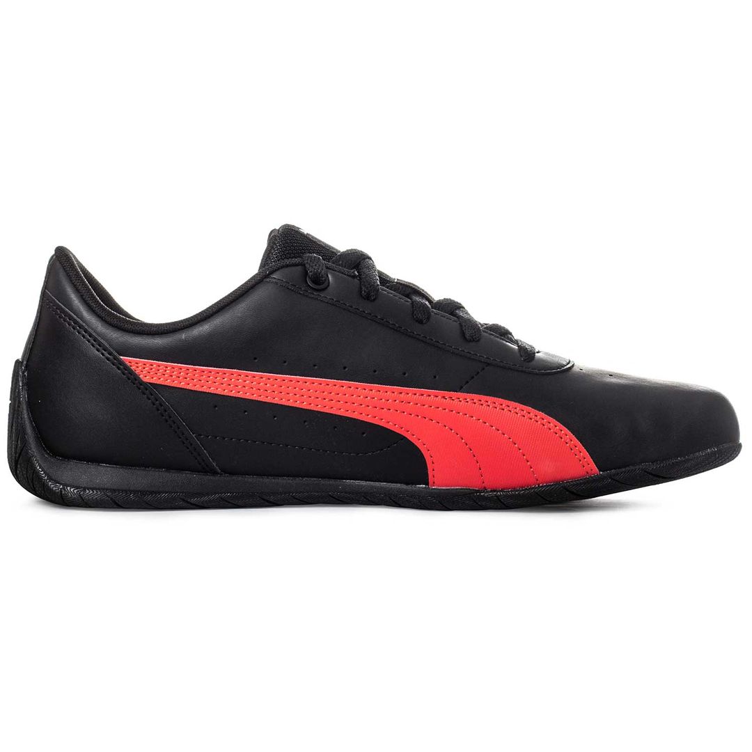 Puma Unisex Ferrari Neo Cat Sneaker, Black-Rosso Corsa,