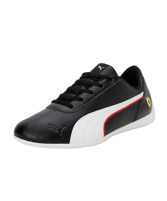 Puma Unisex Ferrari Neo Cat Sneaker, Black-Rosso Corsa,