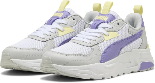 PUMA Trinity Lite Jr, Unisex Children's Trainers, Puma White Magic