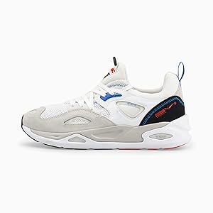 Puma Unisex-Adult TRC Blaze White-Nimbus Cloud Sneaker
