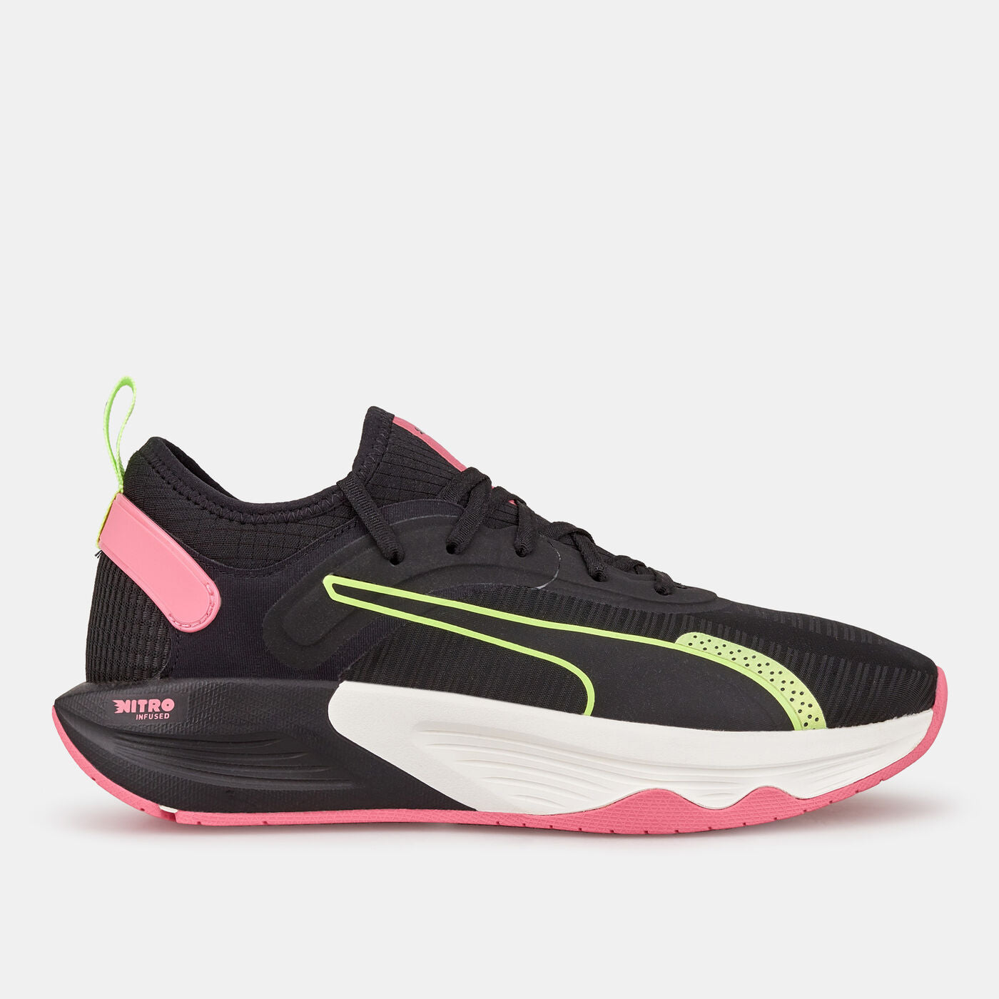 Sepatu PUMA PWR XX Nitro womens Runnign shoes Black Sunset Pink 37696902
